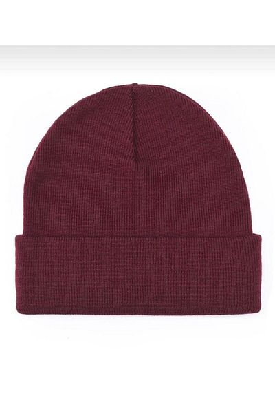 Belifanti Collection Folding Unisex Plain Beret Claret Red