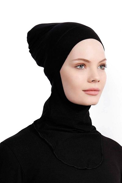 Belifanti Collection Bonnet de damă din bumbac pieptănat pentru gât