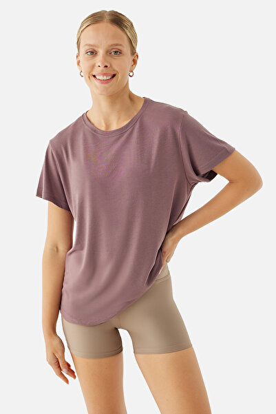 Superstacy Sophia Light-Weight Dark Rose T-Shirt