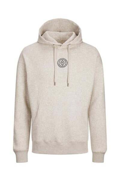 Jack & Jones JJECOSMO SWEAT HOOD NOOS Λευκό