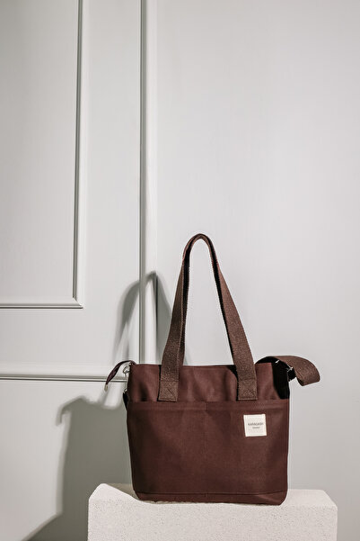 Karagash Kanvas Çanta Kolej Model Fermuarlı