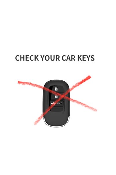 emii auto spare parts غطاء مفتاح تشغيل بدون مفتاح لسيارة هوندا سيفيك Fc5 Hr-v Cr-v City، متوافق مع الغطاء القديم باللون الأسود/الأحمر