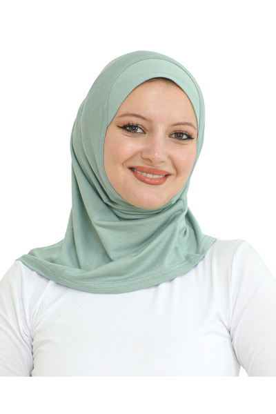 Modish Group Eșarfă sport pentru femei, turban, eșarfă din viscoză, verde des...