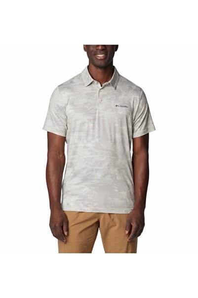 Columbia Men's Tech Trail™ Novelty Polo T-shirt Men's Ecru AE2215-278