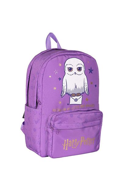 WİGGLE Harry Potter Hedwig Themed Purple School Bag / Backpack