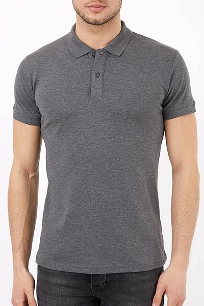 Belifanti Collection Ανδρικό μπλουζάκι Polo Neck T-shirt Smoked