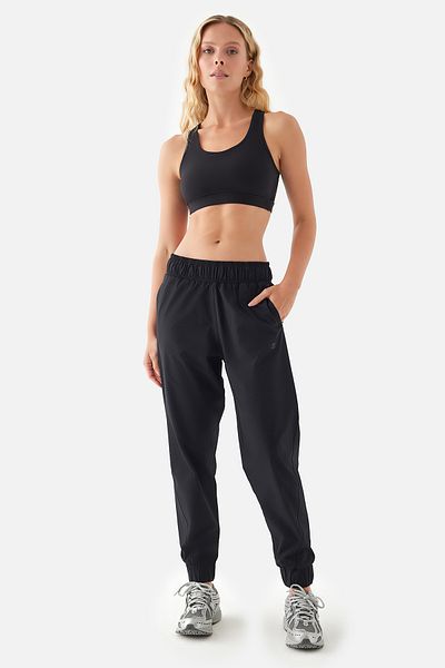 Superstacy Nova Parachute Black Sports Pants