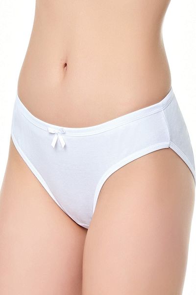 Tutku Chiloți Bato de damă din Lycra cu nervuri albe - Pachet de 6