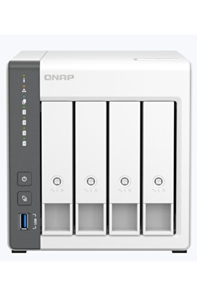 Qnap TS-433-4GB Nas Kayıt Cihazı (4GB Ram) (4 Disk Yuvalı) Tower Tipi - Distribütör Garantili