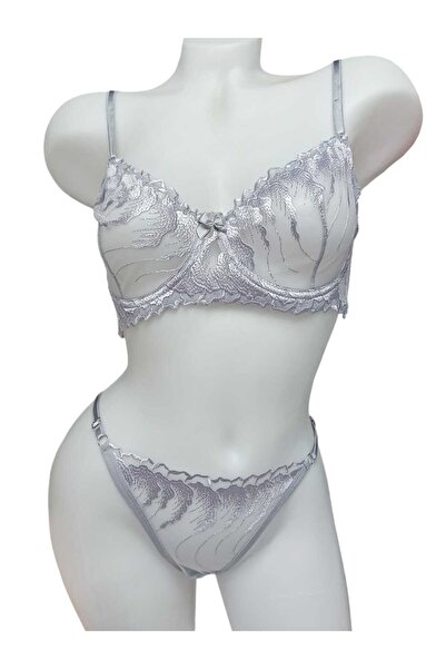 PATRON B Cup Underwire Unfilled Bra Set Set