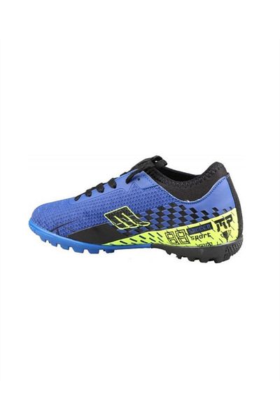 M.P. 231-1138 Mr Pantofi de fotbal Astroturf pentru bărbați, albastru-verde