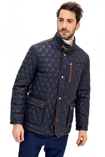 Dewberry K8613 Coat-dark blue