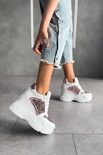 Modanizm Glitterie Wedge Sneakers