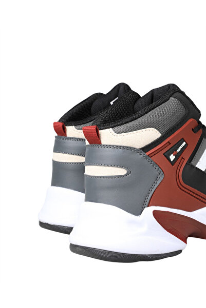 M.P. 232-1014 Erkek Siyah-Bordo (40-44) Basketbol Ayakkabı