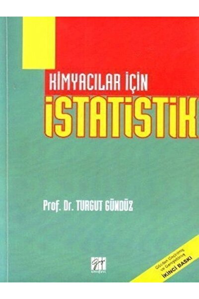 Gazi Kitabevi Kimyacılar Için Istatistik