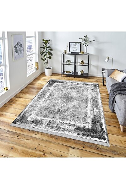 DECOSER HALI Kilim Yıkanabilir Eskitme Desen Kaymaz Taban Salon Koridor Mutfa...