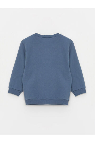 LC Waikiki Lw mikina s dlouhým rukávem s výstřihem a potiskem pro chlapečka, sada 2 kusů