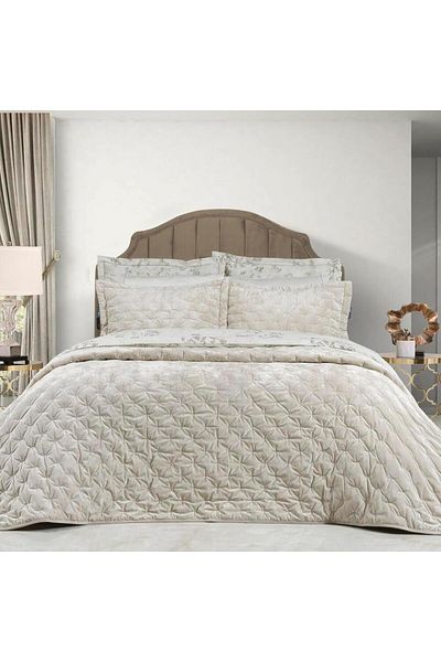 Sarev Metis Beige Bedspread Set