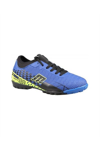 M.P. 231-1138 Mr Pantofi de fotbal Astroturf pentru bărbați, albastru-verde