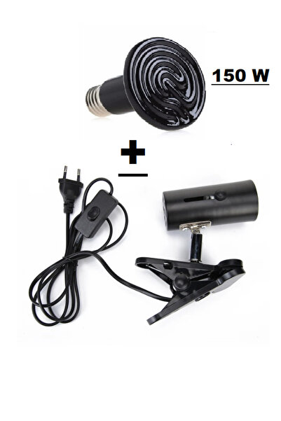 KORHAN TEKNİK Mandalli Dimmer Özellikli Lamba Tutucu Seramik 150 W Lamba Dahil