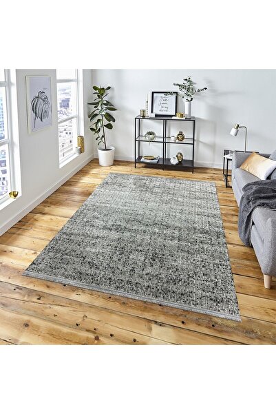 DECOSER HALI Modern Desenli Kaymaz Taban Yıkanabilir Salon Koridor Yolluk Hal...