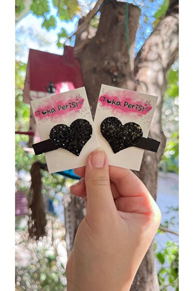 Toka Perisi Bebek Siyah Kalpli Klipsli Toka