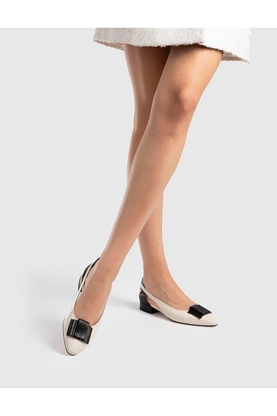 İLVİ Katyin Genuine Leather Women's Beige Sandals