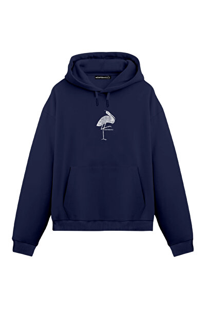 Mounte Bianca Unisex Stork - Obična majica sa kapuljačom