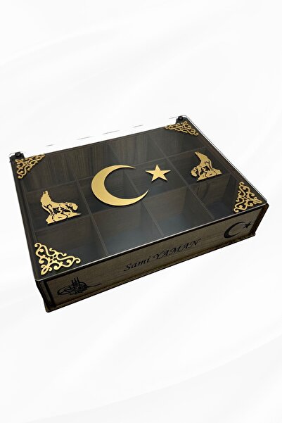 Yaman Hediyelik Ahşap Kişiye Özel Saat Kutusu, Aksesuar Kutusu, Kişiselleştir...