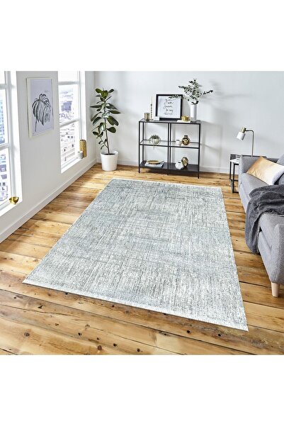 DECOSER HALI Modern Desenli Kaymaz Taban Yıkanabilir Salon Koridor Yolluk Hal...
