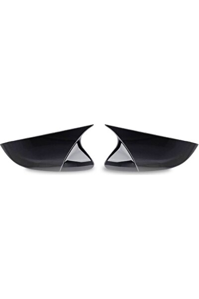 Karva Omsa Skoda Octavia 3 (A7) Yarasa Batman Ayna Kapağı Piano Black 2013-20...