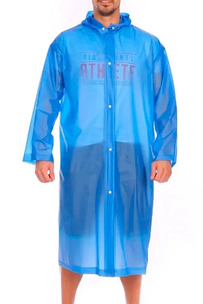 safestore Γυναικείο ανδρικό αδιάβροχο Eva Raincoat με κουκούλα και κουμπωτά