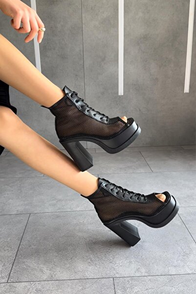 Modanizm Black Millie High Heels