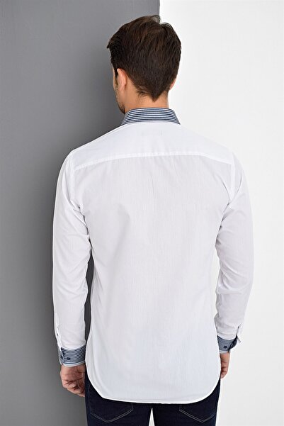 Dewberry G693 Men's Shirt-White