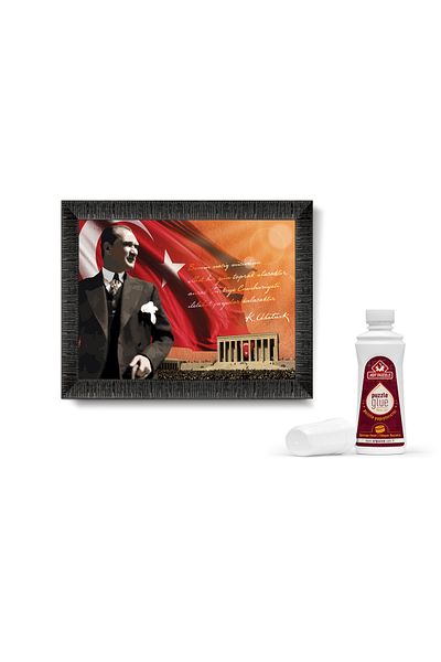 Art Puzzle Ataturk and Anıtkabir 1000 Piece Framed Puzzle