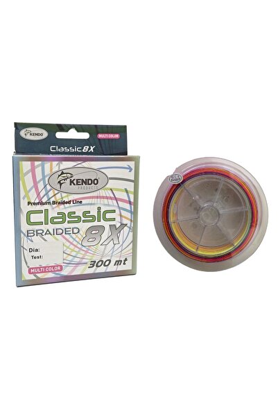 Kendo Classic 8X 300m Multicolor Örgü İp Misina.