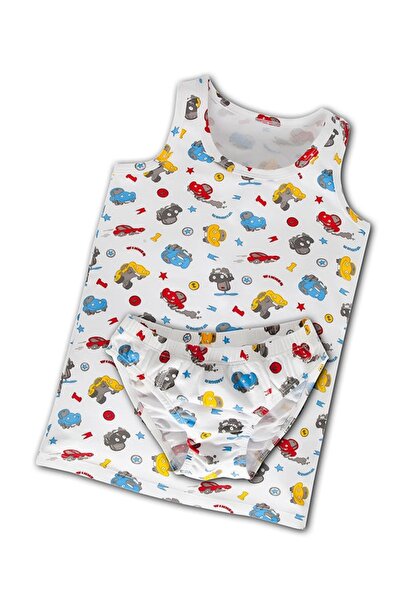 Miorre Cotton Patterned Comfortable Fit Boys' Athlete Panties Set