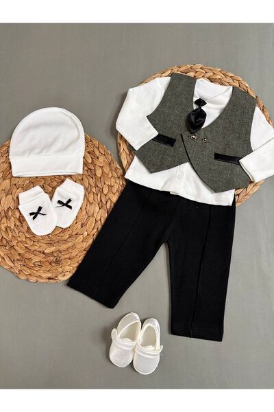 Harry&Millie Baby Boy Suit Combed Cotton Mevlüt Set Circumcision Baby Gift