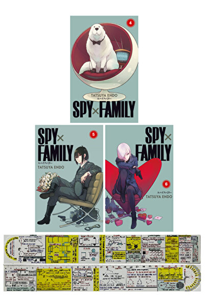 Gerekli Şeyler Yayıncılık Spy x Family 4-5-6. Ciltler Manga Seti + Mat. Öğret...