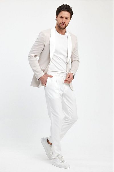 Savira Slimfit ανδρικό αθλητικό μπουφάν σάλι γιακά drop 6 πλεκτό ύφασμα