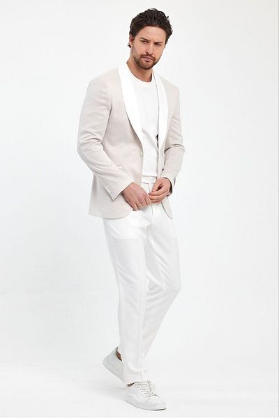 Savira Slimfit ανδρικό αθλητικό μπουφάν σάλι γιακά drop 6 πλεκτό ύφασμα