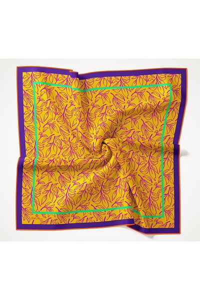 Silk Home Μαλακό κασκόλ - 1021 - Gold Saks