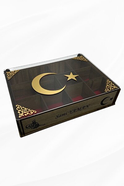 Yaman Hediyelik Ahşap Kişiye Özel Saat Kutusu, Aksesuar Kutusu, Kişiselleştir...