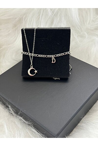 Hediyedukkani Kararmaz Çelik 1 adet harfli bileklik sevgili , çift , arkadaş ...