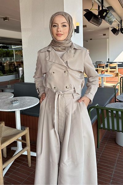 Swana Women's Turin Hijab Jacket Skirt Set