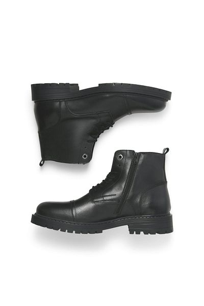 Jack & Jones Δερμάτινες μπότες JFWTremor 12258045