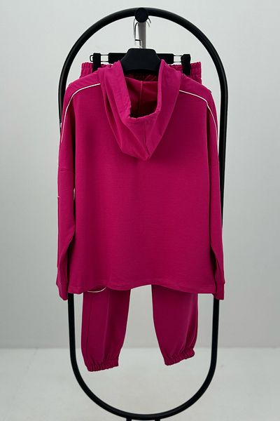 Koza Butik Γυναικείο Σετ Φόρμας Plus Size Αξεσουάρ με λεπτομέρειες 8144-25