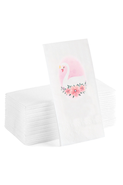 Matbaagraf مناديل تقديم مطبوعة بجعة 20 قطعة