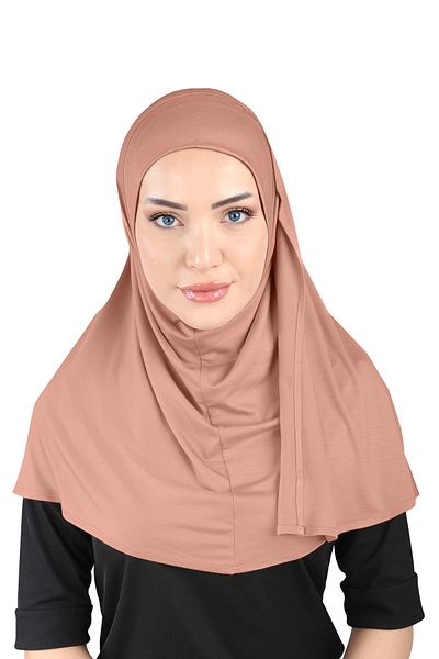 Ecardin Σάλι τουρμπάνι Comfort Viscose Lycra - Dark Salmon, st 200