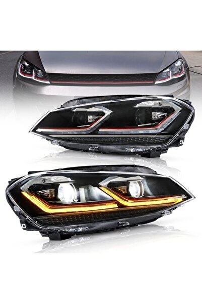 Karva Volkswagen Golf 7.5 Mk 7.5 J Led Far Gtı Kırmızı 2018-2020